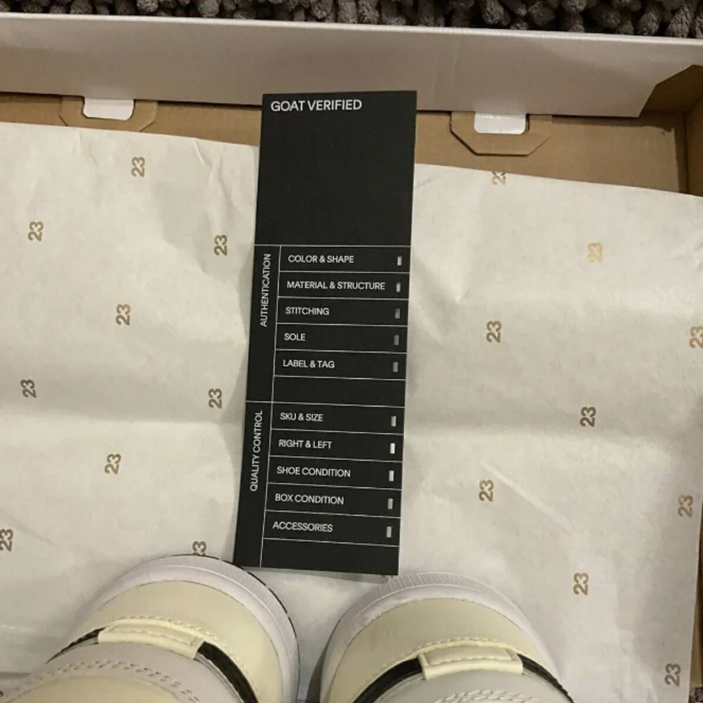 Women’s Air Jordan 1 MID Coconut Milk /Black Sz 9 euc 2021 - Picture 11 of 13